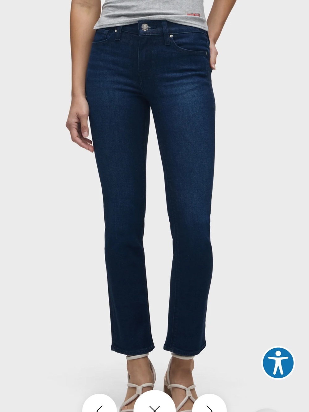 Hudson Jeans Straight Leg Dark Blue Women's Jeans